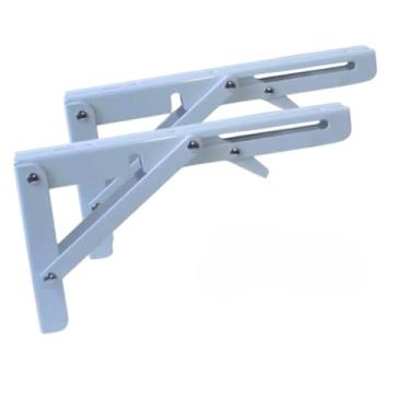 Imagem de Suportes Mão Francesa Retrátil Dobrável Cantoneiras Mesa Balcão(40cm)