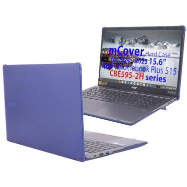 Imagem de mCover Capa compatível apenas com notebooks Acer ChromeBook Plus 515 CBE595-2 de 15,6 polegadas 2024-2025 (Não serve para nenhum outro modelo Acer) (azul)