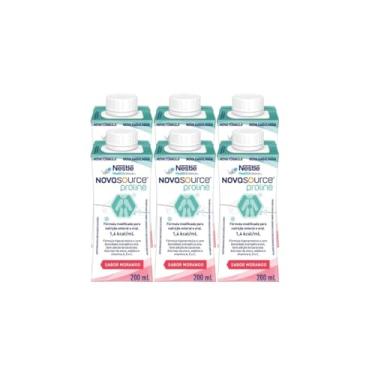 Imagem de Novasource Proline 200ml - Sabor Morango - Nestle - Kit com 6