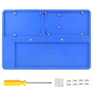 Imagem de Geekworm Suporte para Raspberry Pi 4B/3B+/3B RAB Base Suporte de tábua de ensaio base/ABS / plataforma educacional compatível com Arduino UNO Mega 2560/Raspberry Pi 4 Modelo B e tábua de pão 400/830 pontos