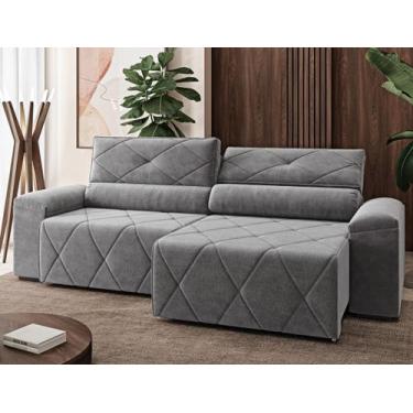 Imagem de Sofá 230cm 4 lugares retratil e reclinavel Houston - Apolo Estofados