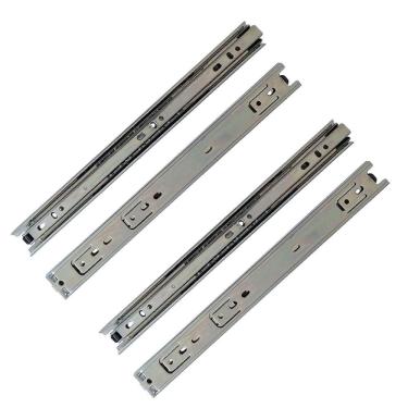 Imagem de Kit 4 corrediça telescópica 40cm para gaveta trilho 2 pares