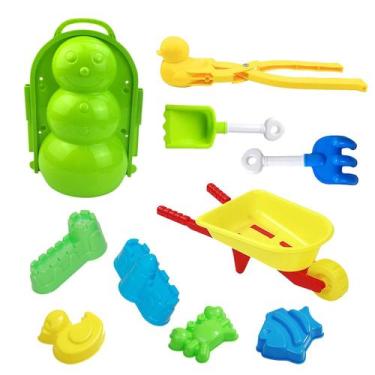 Imagem de 10 pçs neve bola de neve fabricante clip maker animal em forma de cast