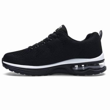Imagem de Sapatos, tênis esportivos femininos MAFEKE, tênis de corrida, pretos