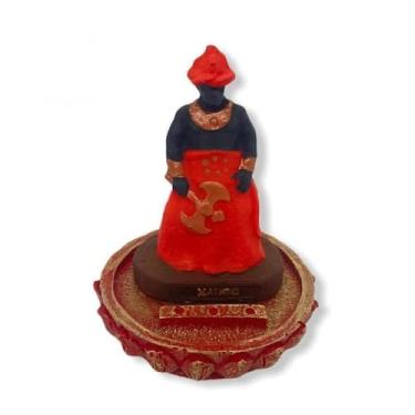 Imagem de Incensário Xangô Vermelho 12 Cm 3 Varetas Em Resina - Lua Mística - 10