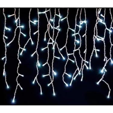 Imagem de pisca pisca Cascata 400 Leds 10 Metros Natal 110v - oem, BRANCO-PISCA