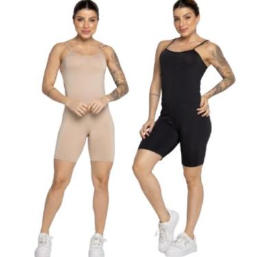 Imagem de KIT 2 Macaquinho Anágua Segunda Pele Vekyo Confortavel Dia a Dia Moda 