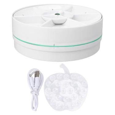 Imagem de Pilipane Mini máquina de lavar louça ultrassônica USB para frutas, vegetais, portátil de alta pressão, limpador turbo para casa, cozinha, apartamento, viagem, dormitório, azul (verde)