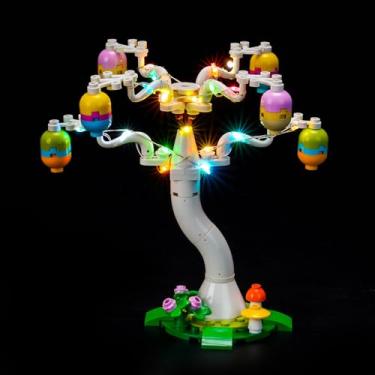 Imagem de Hilighting Upgraded Led Light Kit Compatible with Lego Easter Bunny and Chick Egg Hunt Building Set, Lights Decoration Compatible with Lego 40808, Gift Idea for Easter (Model Not Included)