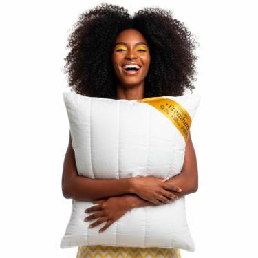 Imagem de Travesseiro BASIC PREMIUM - LATEX em flocos CAPA hipoalergenica - Late