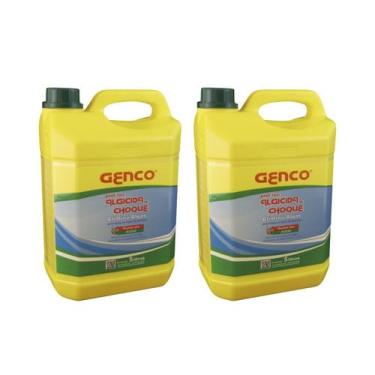 Imagem de Kit 2 Algicida Manutenção 5L Pool Trat - Genco