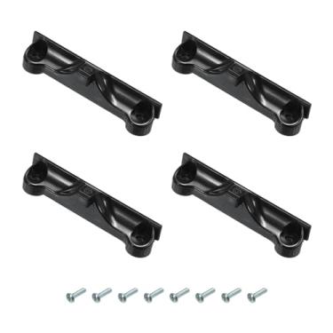 Imagem de AM4 Suporte de dissipador de calor com ventilador de CPU placa de montagem durável com 8 parafusos pretos para placa mãe AM4 B350 X370 X470 4 peças