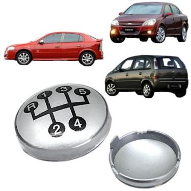 Imagem de Lente Emblema Superior Manopla Bola Câmbio Manual Prisma Meriva Astra 