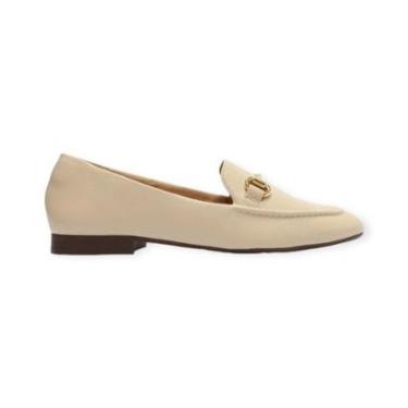 Imagem de Mocassim Feminino Anacapri Bridão Essencial Creme-Feminino