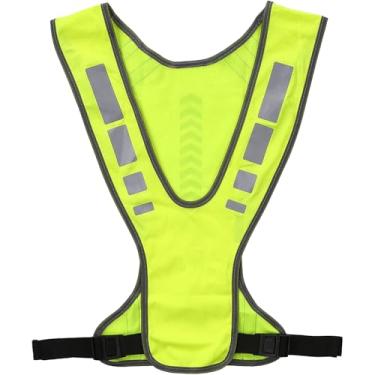 Imagem de MaximalPower Colete refletivo para caminhar à noite - Equipamento de segurança refletivo ajustável para homens, mulheres, crianças - faixa de cinto refletiva para corrida, caminhada e ciclismo (1x