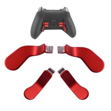 Imagem de Pás de controle CaoXiong Xbox Elite 1 e 2 em aço vermelho