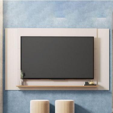 Imagem de Painel Tv Até 65 Pol Extensível 136-150-180cm Suspenso Visari Off Whit