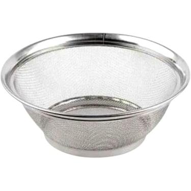 Imagem de Escorredor de Macarrão, Arroz, Legumes e Verduras – Multiuso em Aço Inoxidável 22cm – Resistente, Higiênico e Durável