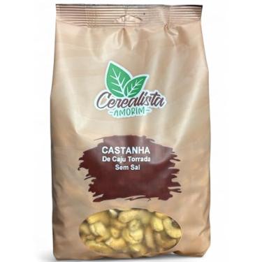 Imagem de Castanha de Caju W1 Torrada Sem Sal 1Kg Cerealista Amorim