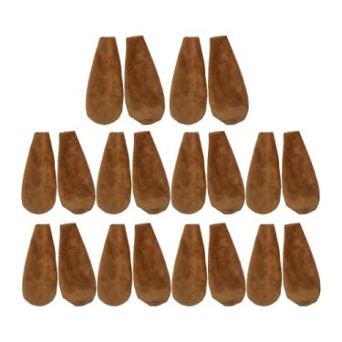 Imagem de Baoblaze 10 pares de orelhas de de pelúcia, orelhas peludas de animais, decoração de maquiagem, fantasia, acessório para cabelo, dupla face para grampos, Marrom