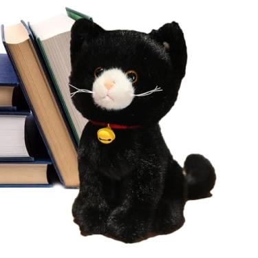 Imagem de Bonecos de pelúcia para gatos, brinquedos para animais de pelúcia, Gato de pelúcia de 27cm com aparência fofa, Brinquedo de travesseiro de pelúcia para homens, mulheres, crianças, família, amigos, col