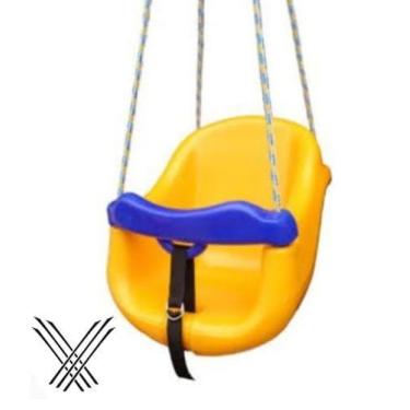 Imagem de Balanço Bebê - Super X - Amarelo com Azul - Diversão Kids
