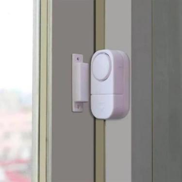 Imagem de 3 Unidades Alarme De Segurança Sonoro Sem Fios Para Portas E Janelas Fácil Instalação