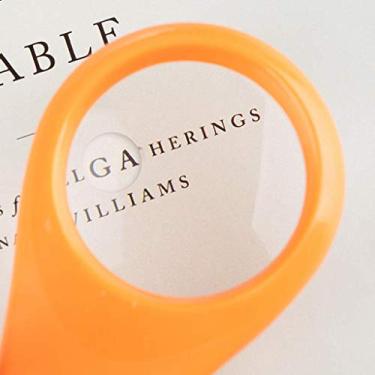 Imagem de YYBOES Lupa HD Lupas de mão velho criança leitura HD lupa com luz LED 10X 20X taxa dupla, preto-20 9,2 cm auxiliares de leitura