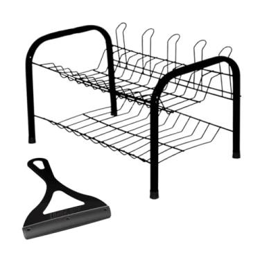 Imagem de Kit Cozinha com Escorredor de Louça e Rodinho de Pia, Design Elegante e Versátil, Prático