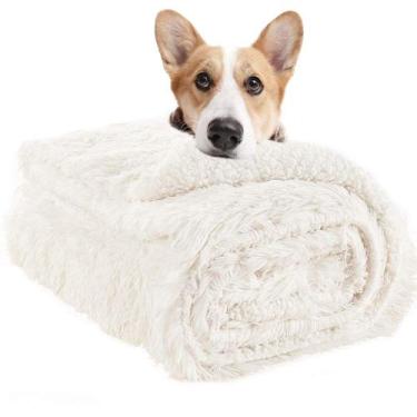 Imagem de Manta para Perro LOCHAS de Lujo Sherpa Fleece 102 x 152 cm Crema