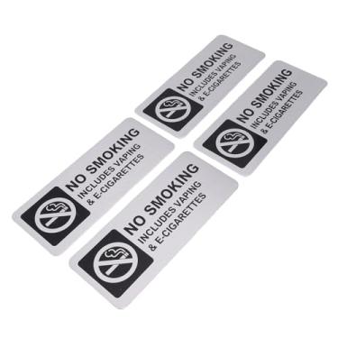 Imagem de Fafeicy Sinais de Proibição de Fumar, Autoadesivo à Prova de Intempéries, Sem Alumínio Vaping, 7 X 3 Polegadas, Uso Interno e Externo para Negócios Domésticos