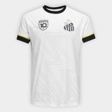 Imagem de Camisa Santos Trothem Masculina, Branco, Preto, EGG
