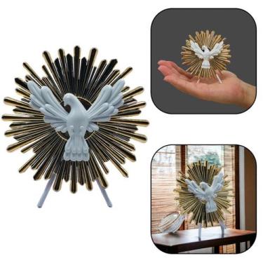 Imagem de Adorno Pedestal Divino Espírito Santo de Mesa e Parede 10 cm - FORNECE