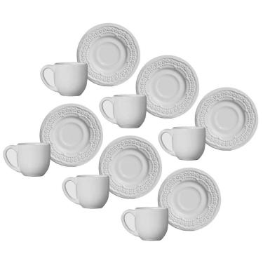Imagem de Conjunto De Xícara Para Café Madeleine Porto Brasil Branco