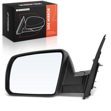 Imagem de A-Premium Espelho retrovisor manual do lado do motorista - Compatível com Toyota Tundra 2014 2015 - Espelho retrovisor externo externo texturizado manual não aquecido