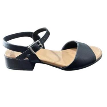 Imagem de SANDALIA USAFLEX SALTO BLOCO PRETO MM1703001-Feminino