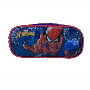 Imagem de StarSchool – Estojo Simples Spider-Man | 1 Compartimento, Zíper Resistente e Painel PVC Cristal | Organização Prática e Design Divertido