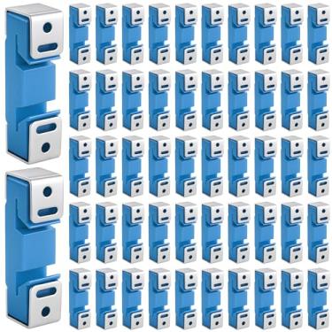 Imagem de LEIFIDE Pacote com 100 clipes de isolamento de som, à prova de som, clipes de bloqueio de montagem reduzem o ruído do vizinho à prova de som, canal resiliente para paredes e tetos de estúdio de