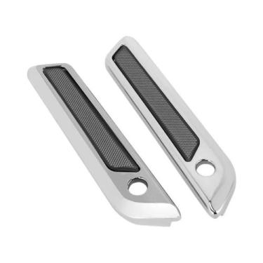 Imagem de Capa De Fecho Lateral Cromada Para Saddlebag Harley Touring Road King 