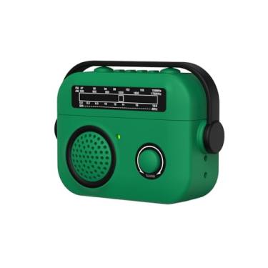 Imagem de Mini capa de rádio vintage ultrafina com superfície fosca criativa para AirPods 4, capa protetora protetora de fone de ouvido de silicone TPU macio, carregamento sem fio, AirPods 4, verde