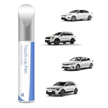 Imagem de PARTS4EV Tinta de retoque SWP Branca de Neve Pérola Tricoat compatível com Kia Exact Match Chips e Nicks Touch Up