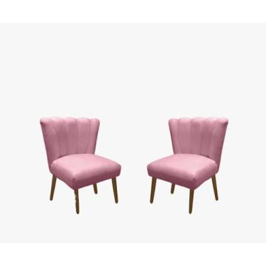 Imagem de 02 Cadeira Pétala Flor Para Sala de estar Penteadeira - Sonho das Polt