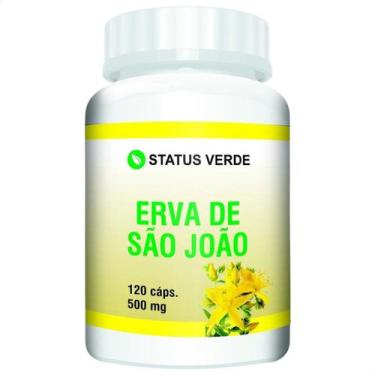 Imagem de Erva De São João Pura Natural 120 Cáps de 500mg