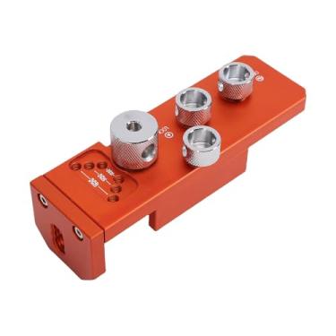 Imagem de Depisuta Guia de Broca de Perfil de Alumínio Gabarito de Perfuração de Furo de Acesso, Gabarito de Perfuração de Perfil de Alumínio Ferramenta Auxiliar Localizador de Punção para Perfis (Corpo único)