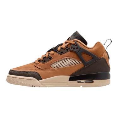 Imagem de Tênis infantil Jordan Spizike Low Big (FQ3950-202, linho/preto/sanddrift/marrom barroco), linho/barroco marrom-preto, 4.5 Big Kid