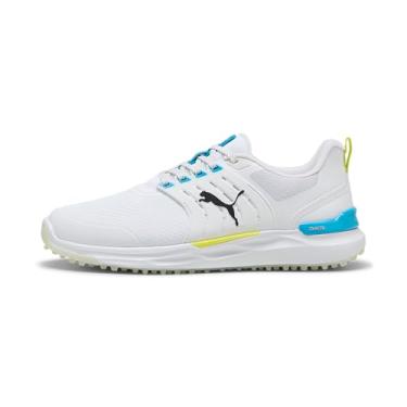 Imagem de PUMA Ignite Elevate 2 masculino largo, Puma Spritz azul-maçã com velocidade branca, 8 Wide