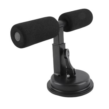 Imagem de Suporte para abdominais Dispositivo assistente de abdominais ajustável multifuncional Aptidão Equipamento para Yoga Home Academia Treino PVC preto 26,5x15x7cm
