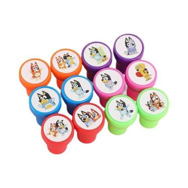 Imagem de Conjunto De Figuras De Anime Bluey Bingo Com 12 Peças, Brinquedos Colo