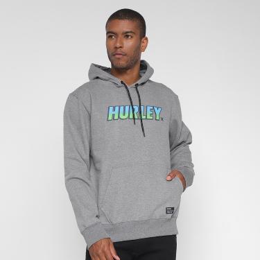 Imagem de Blusa Moletom Hurley Fastlane Com Capuz Masculina-Masculino
