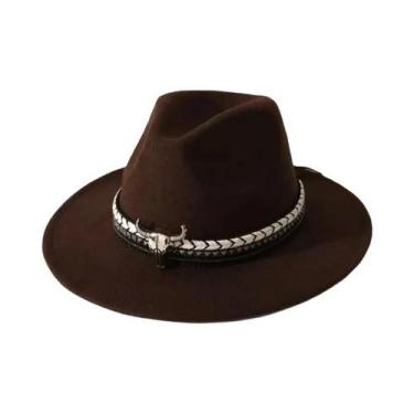 Imagem de Chapéu De Cowboy Estilo Ocidental Com Estampa De Vaca, Chapéu De Sol É